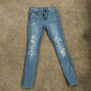 American Eagle super high rise, jagging size 2 regular